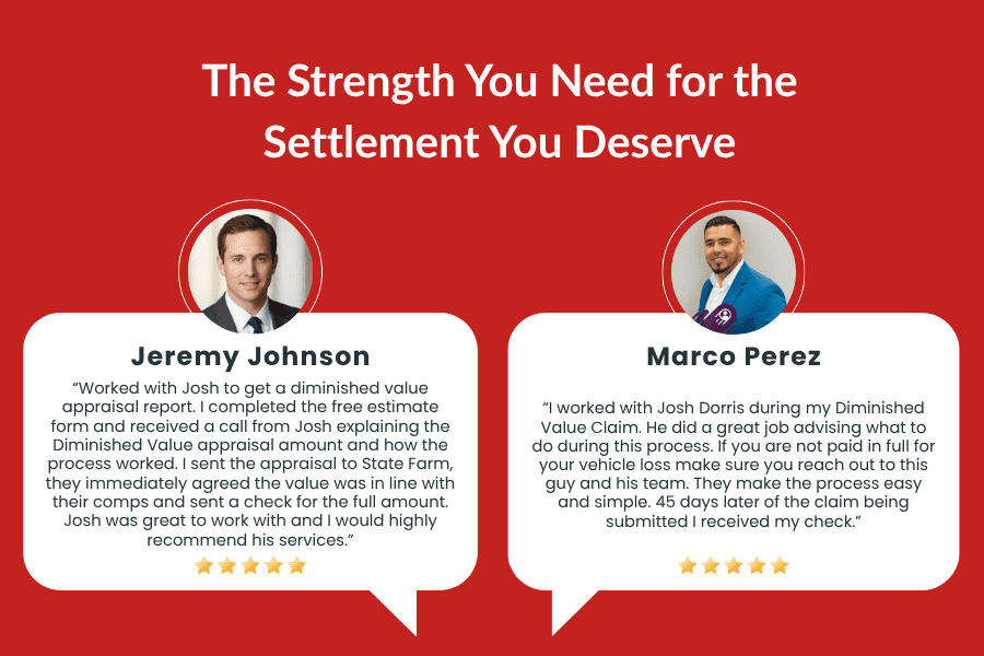 Diminished Value Testimonials